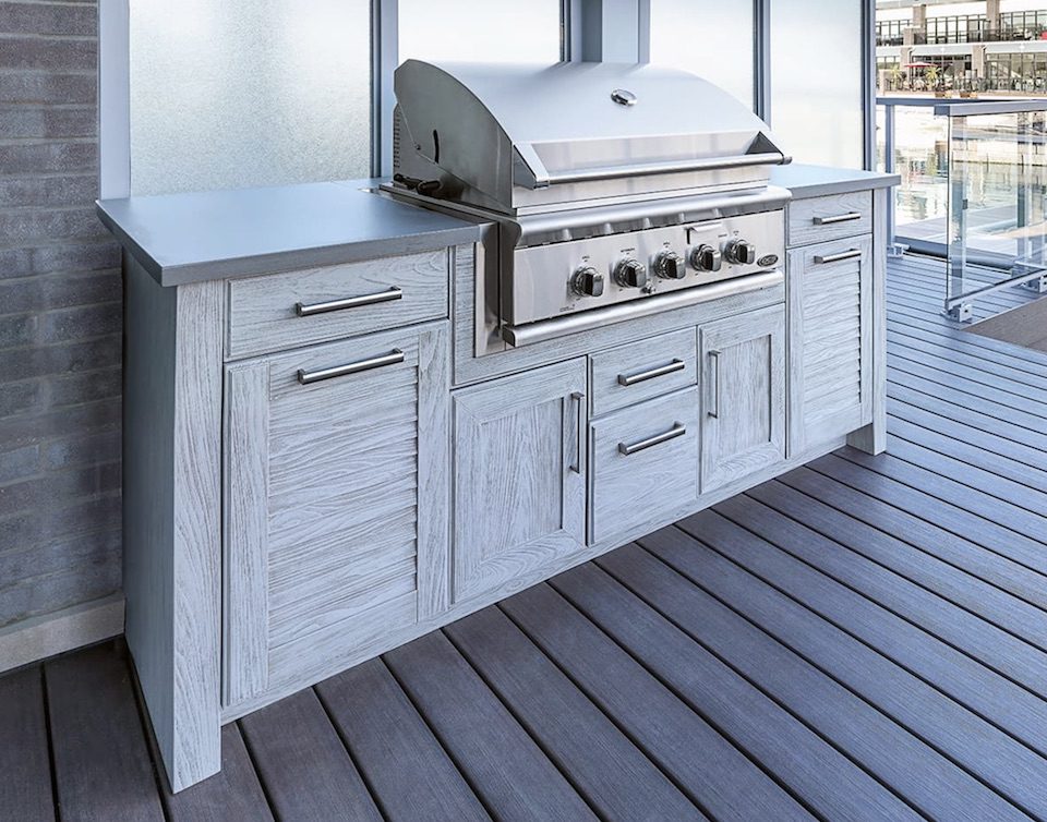 Outdoor Kitchen Cabinet Materials: The 5 Most Popular Types - Outeriors