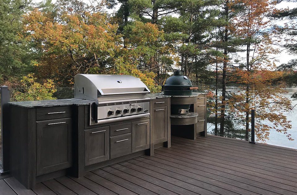 cottage outdoor kitchen