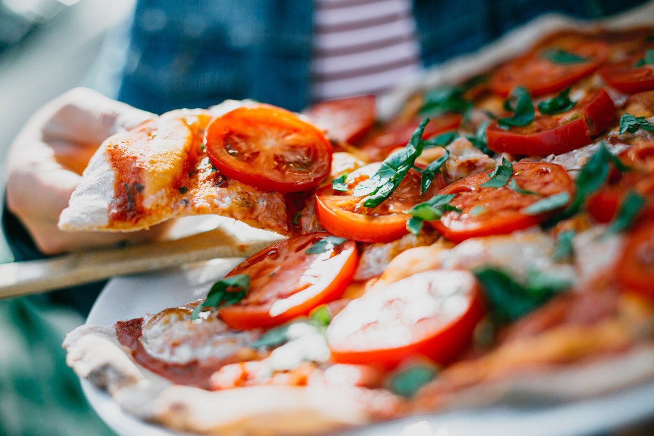 grilled pizza