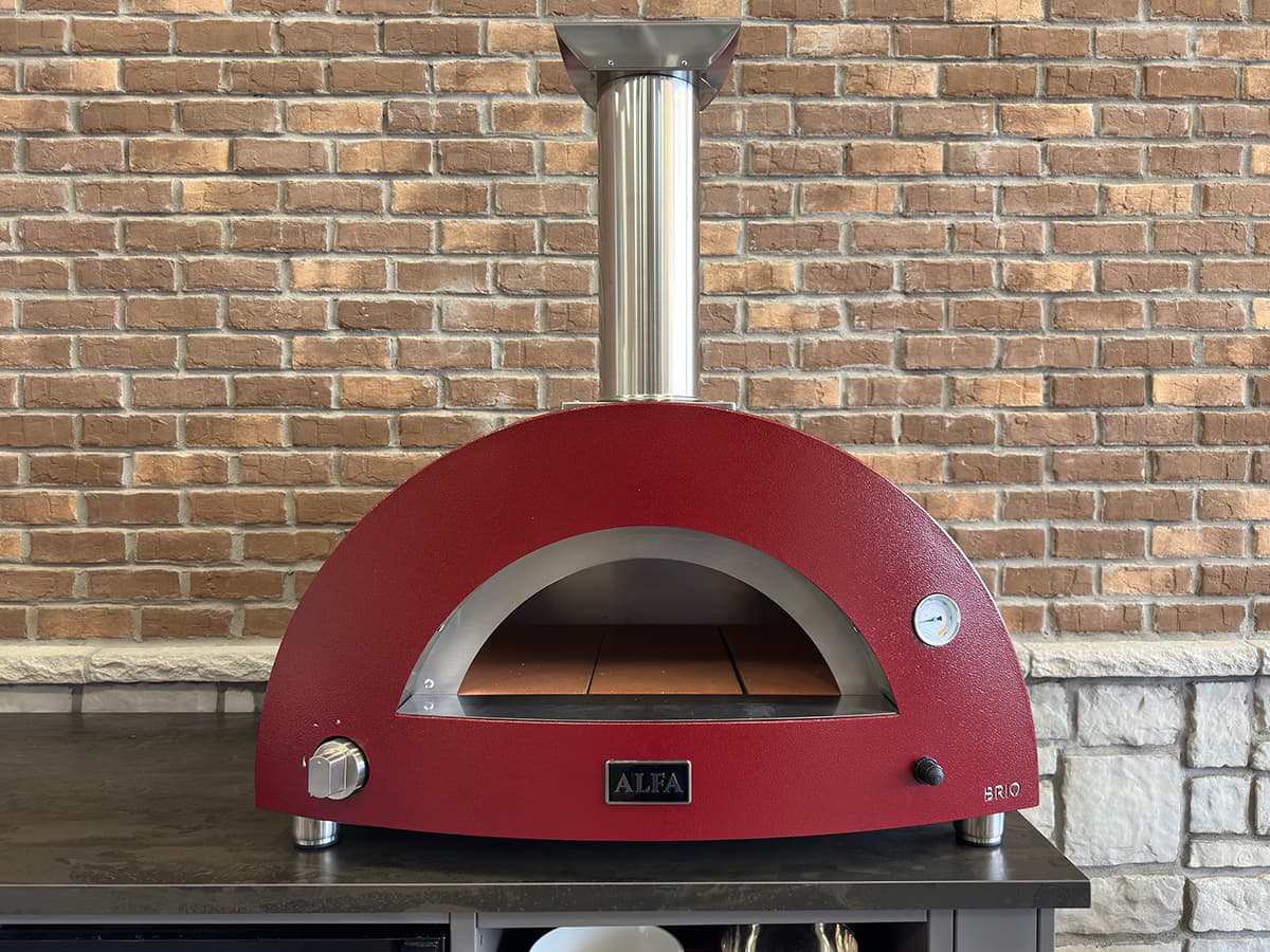 red Alfa pizza oven