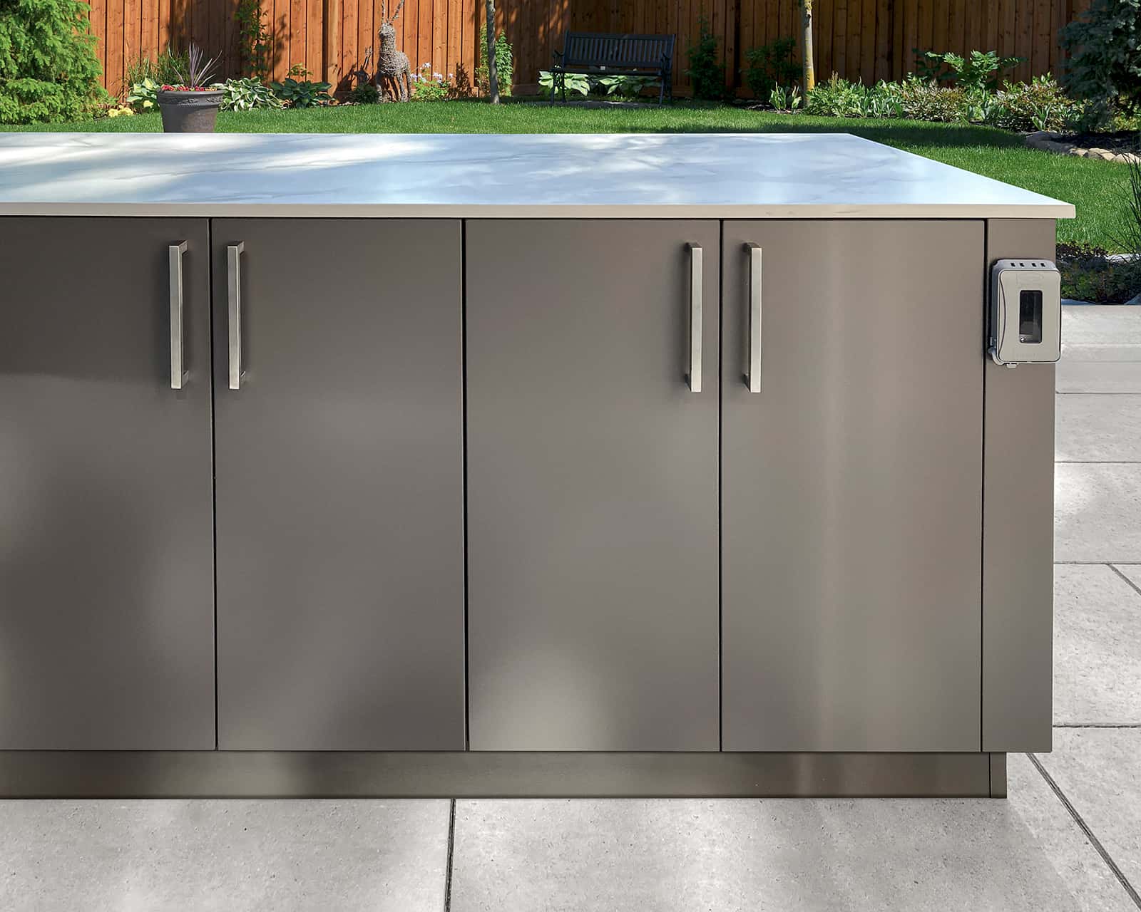 cabinetry with GFCI