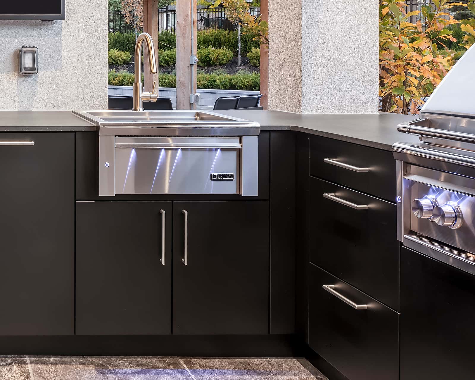 cabinetry with sink
