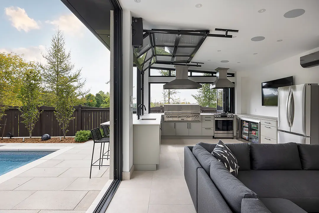 cabana outdoor kitchen