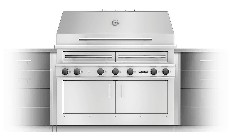 K1000HB Built-in Hybrid Fire Grill