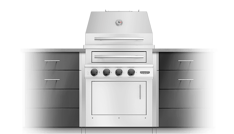 K500 Built-in Hybrid Fire Grill
