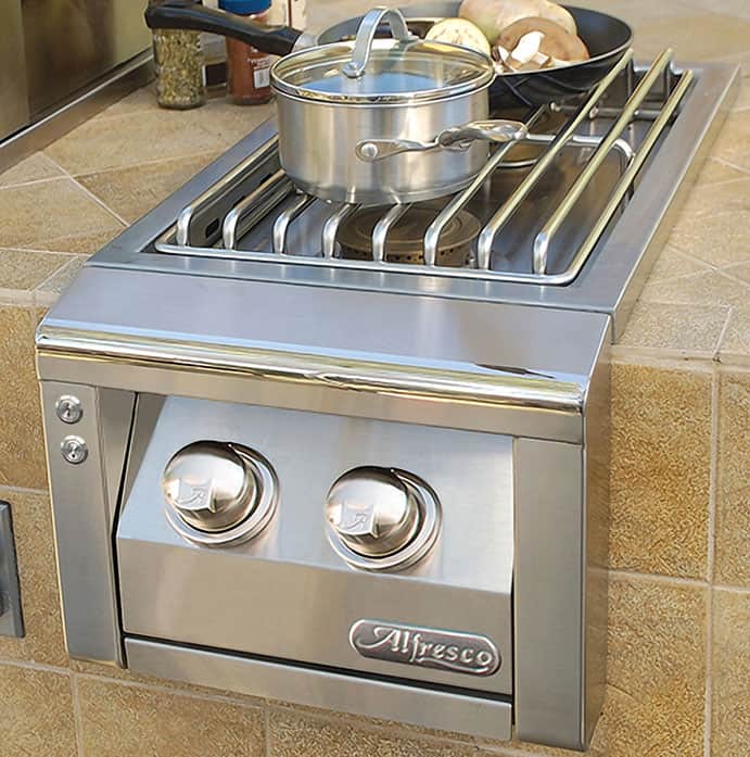 outdoor kitchen side burner