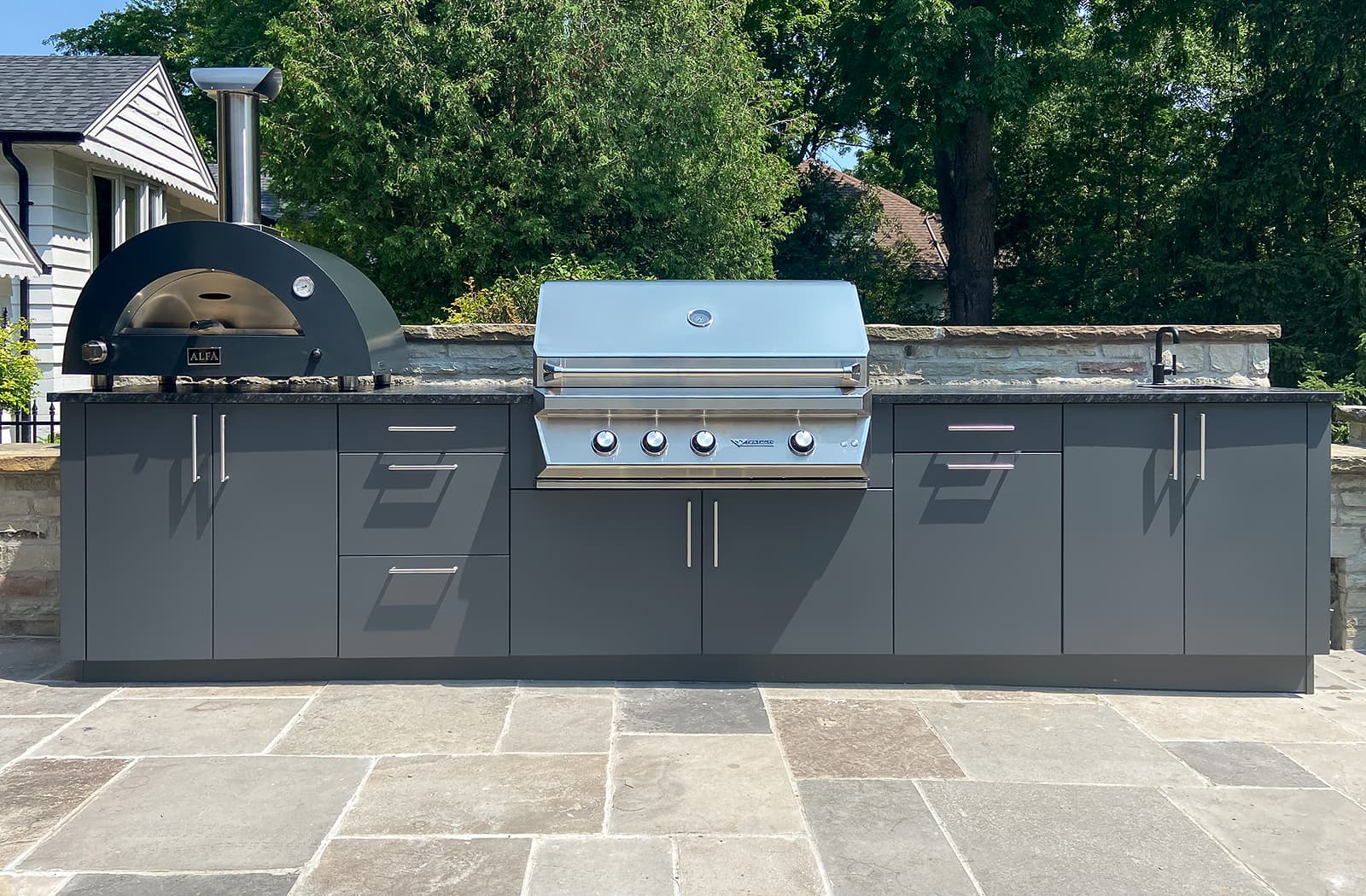 Alfa pizza oven, Twin Eagles grill