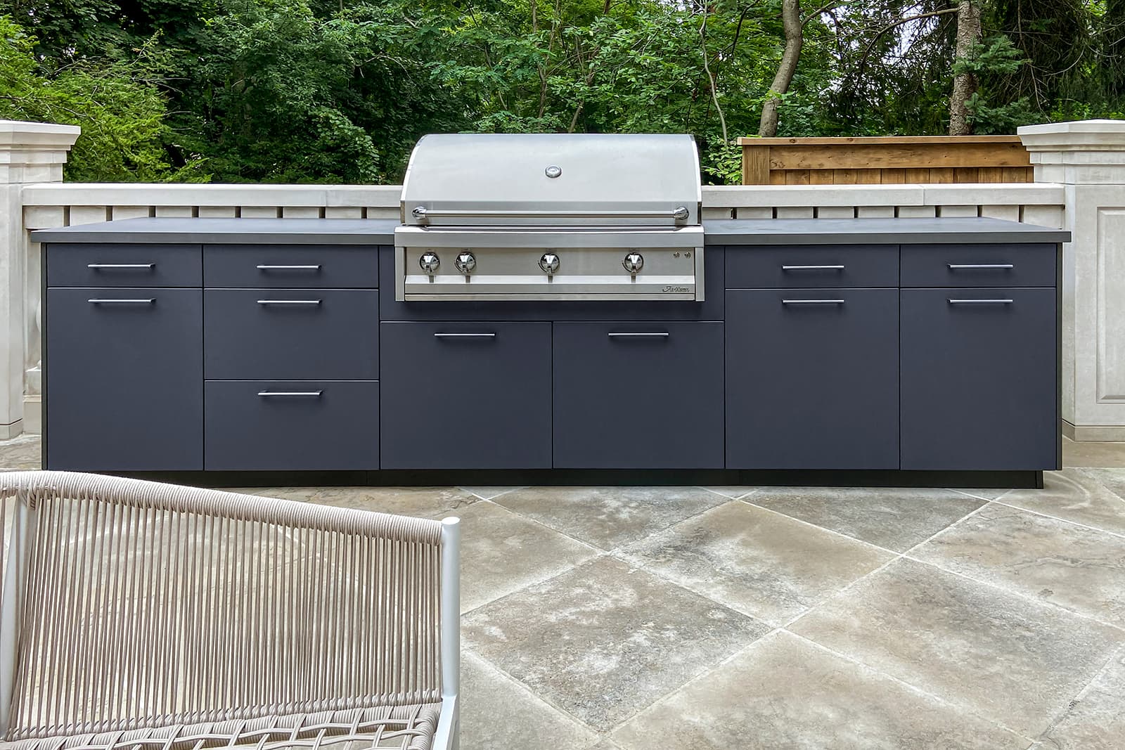 graphite cabinetry alfresco grill