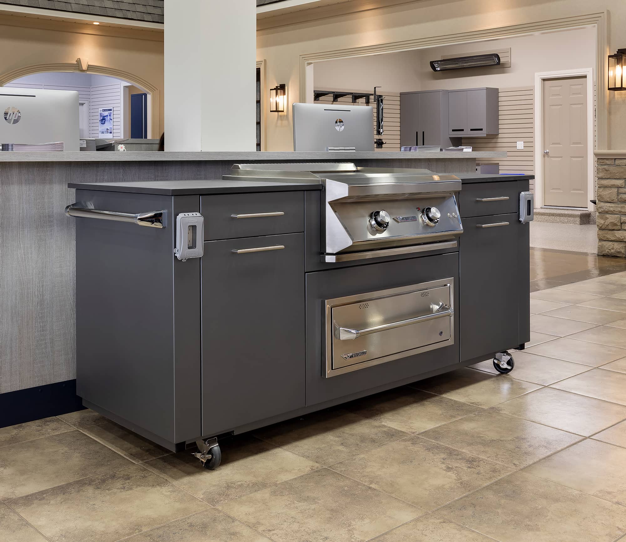 Alumina MOVE Cart in showroom