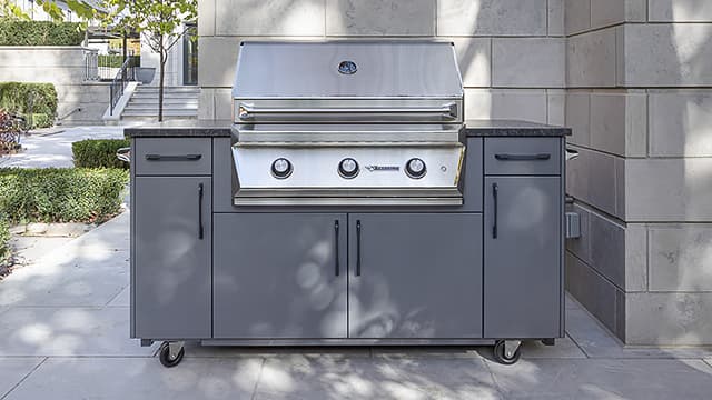 Alumina MOVE mobile outdoor kitchen cabinetry