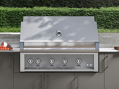 outdoor kitchen grill