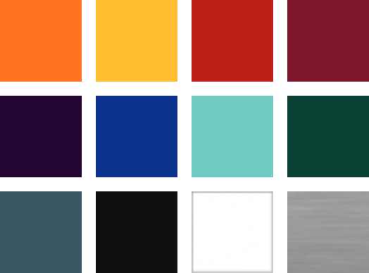 12 signature Hestan colors