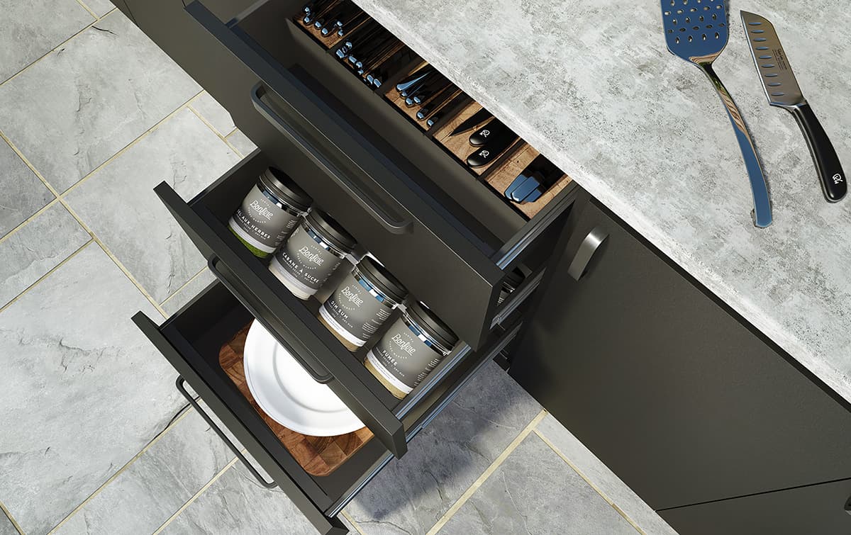 Urban Bonfire cabinetry design